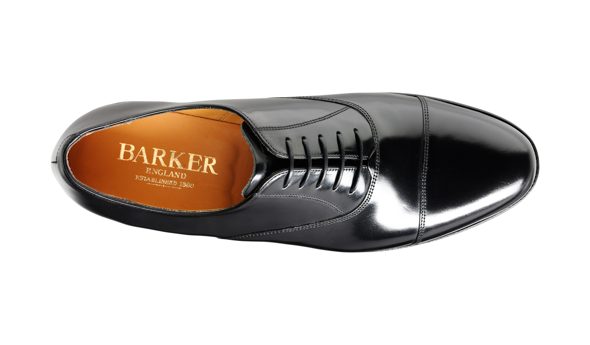 Barker Arnold Oxford Shoe Black