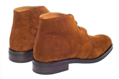 John White Augusta Chukka Boots Cognac Suede