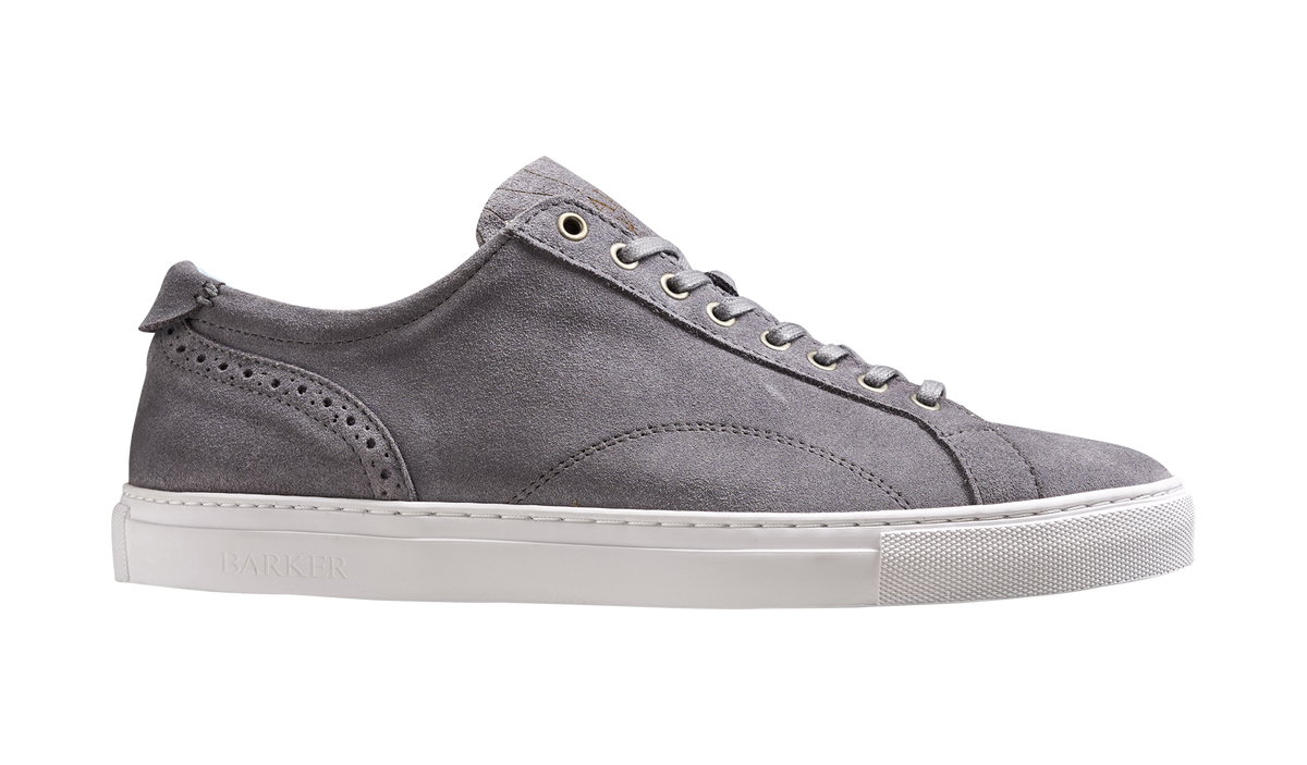 Barker Axel Sneakers Grey Suede
