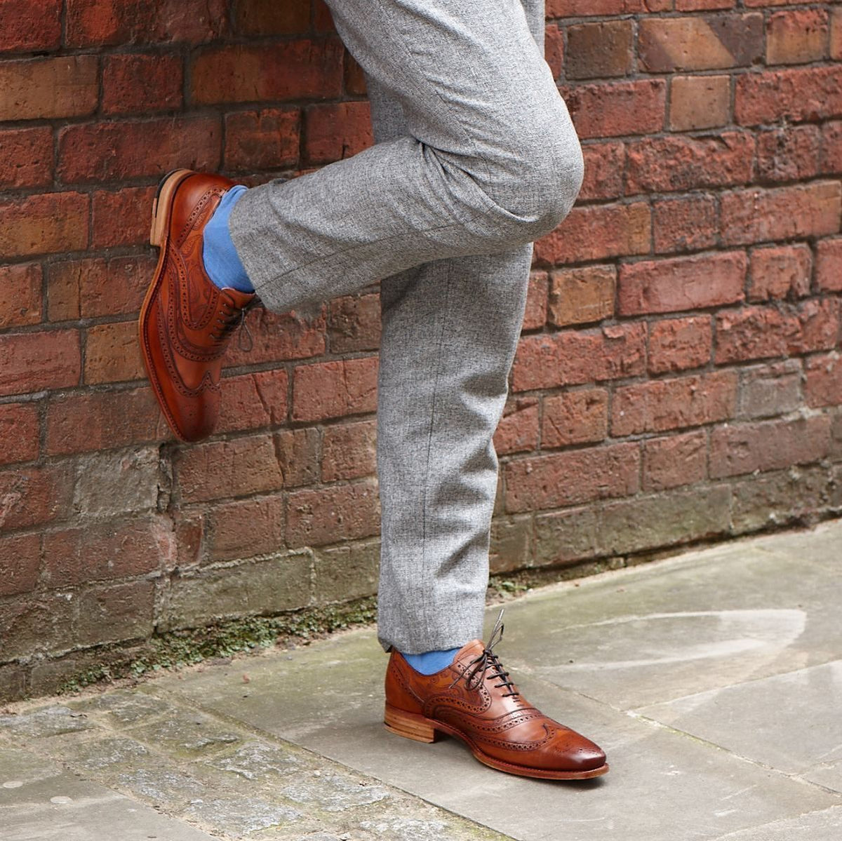 Barker Mcclean Brogue Antique Rosewood Paisley