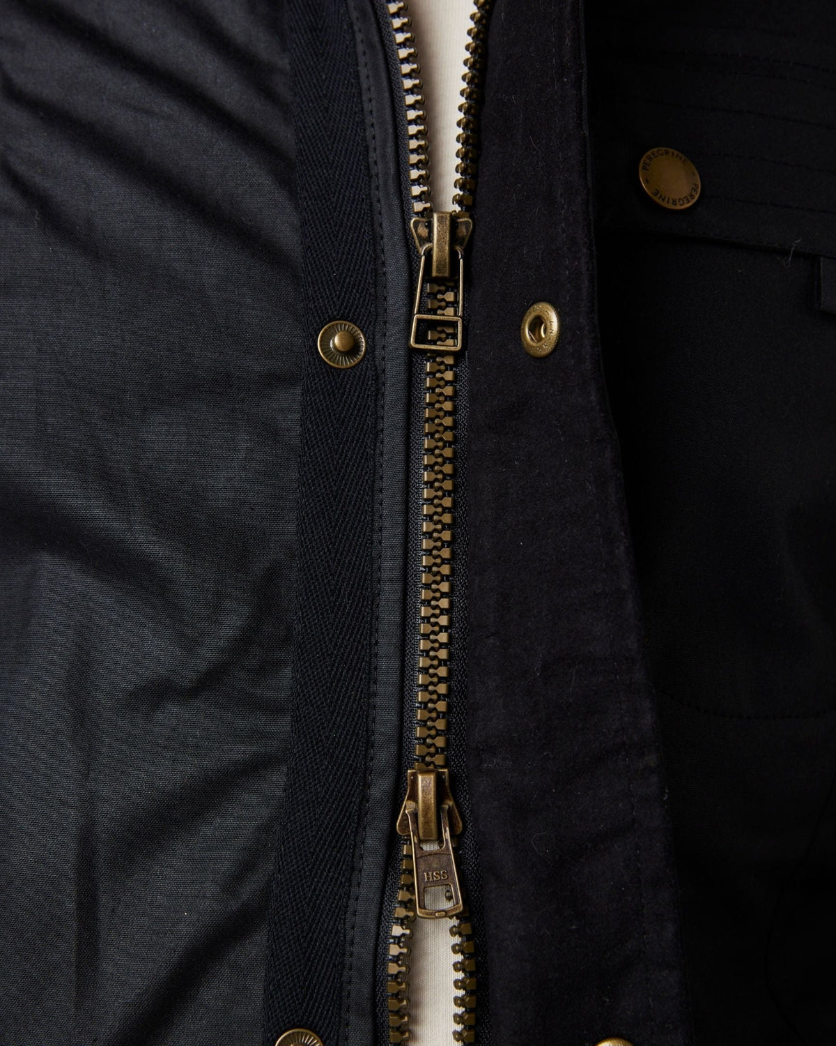 Peregrine Bexley Waxed Jacket in Black