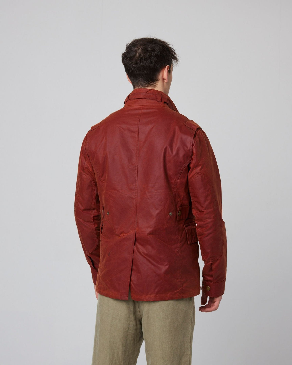 Peregrine Bexley Waxed Jacket in Brick