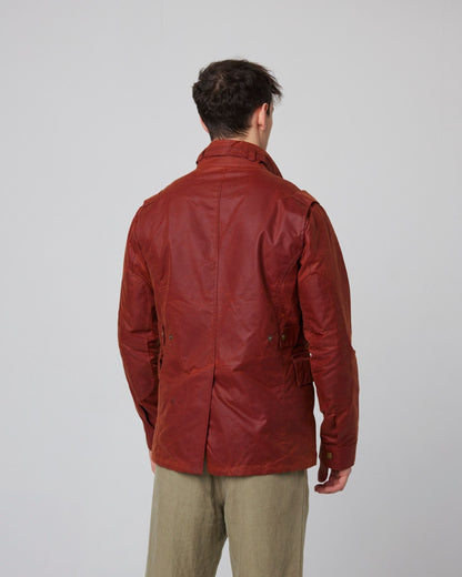Peregrine Bexley Waxed Jacket in Brick
