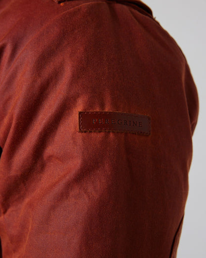 Peregrine Bexley Waxed Jacket in Brick