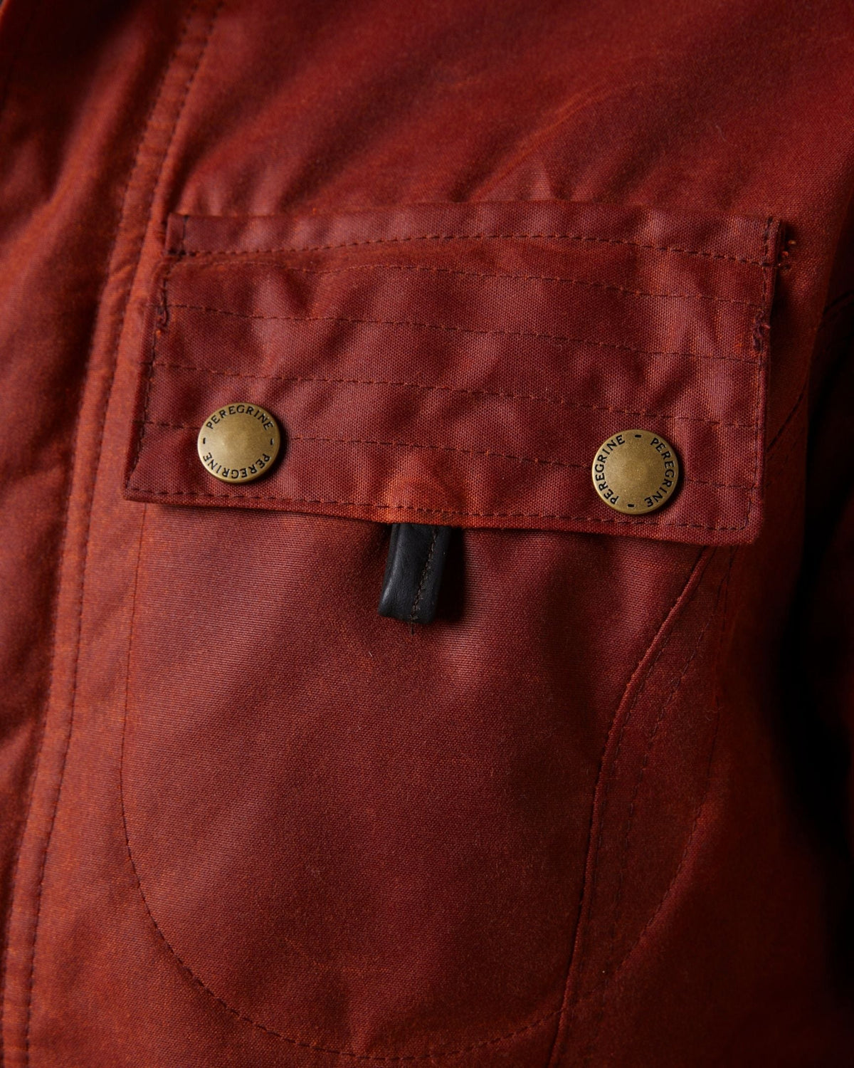 Peregrine Bexley Waxed Jacket in Brick