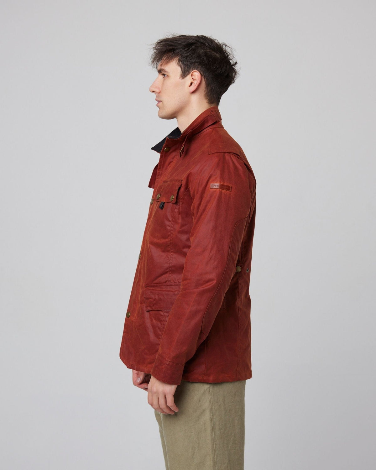 Peregrine Bexley Waxed Jacket in Brick