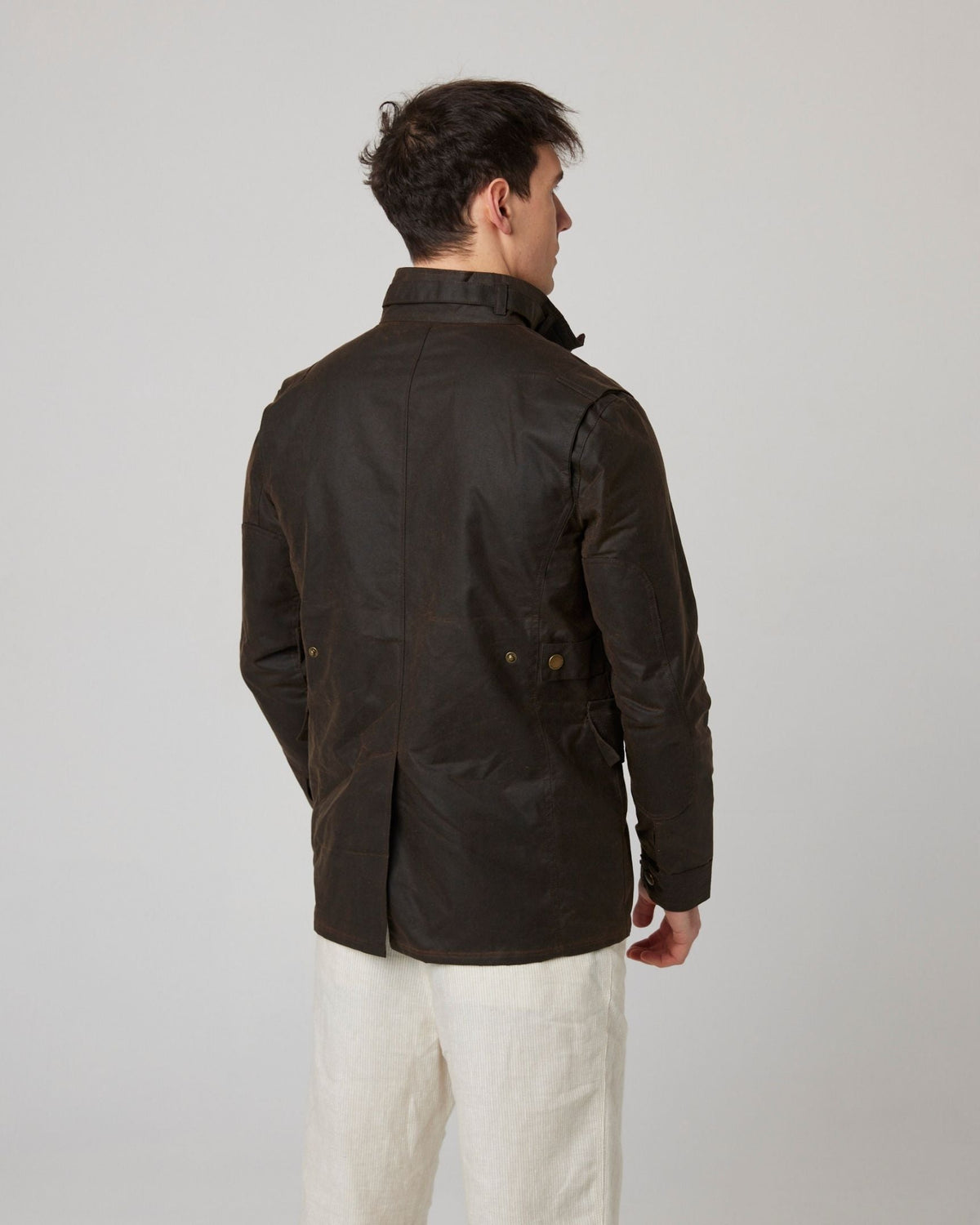 Peregrine Bexley Waxed Jacket in Brown