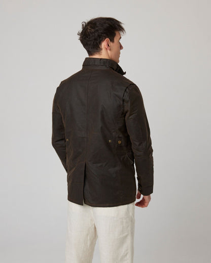 Peregrine Bexley Waxed Jacket in Brown