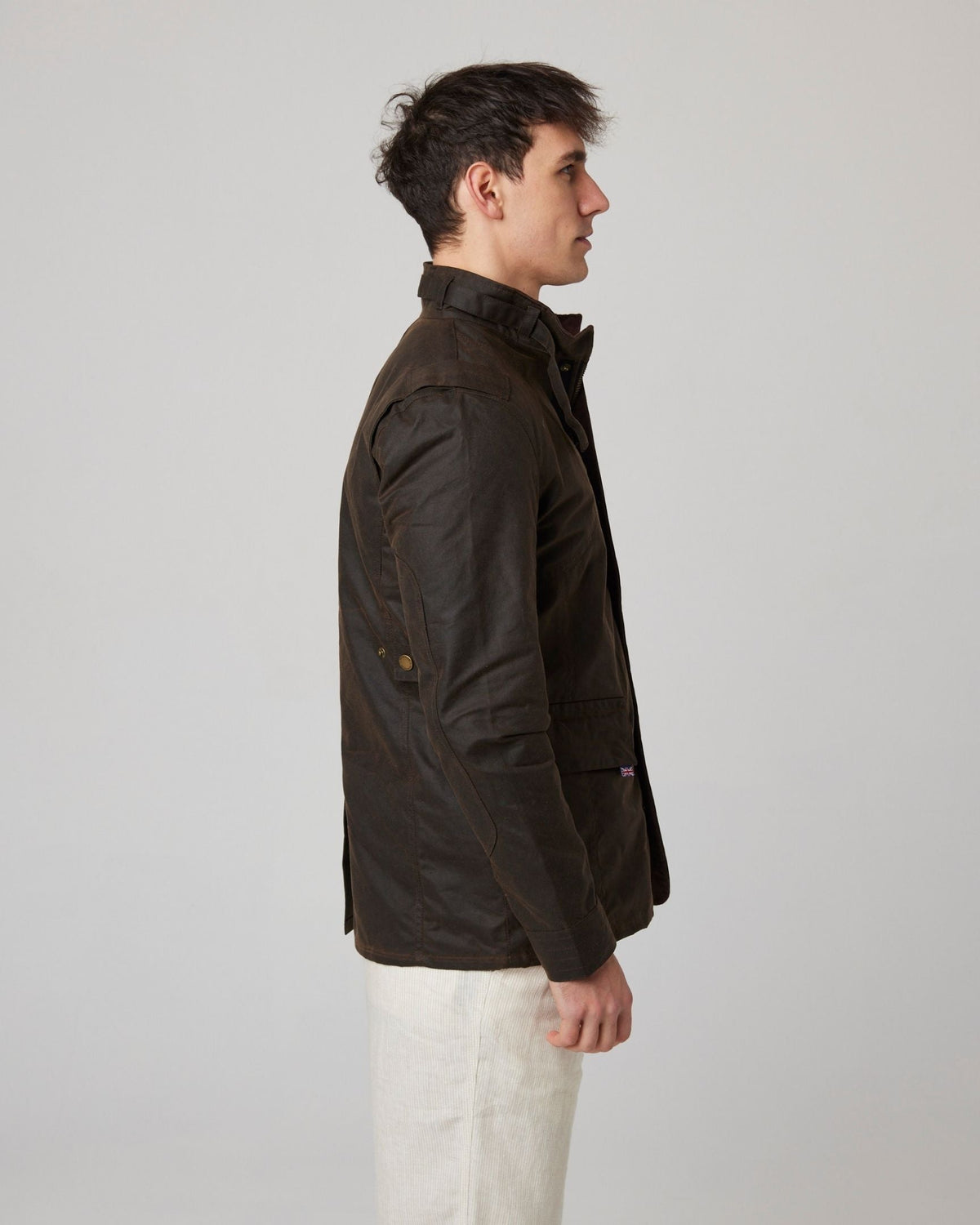 Peregrine Bexley Waxed Jacket in Brown