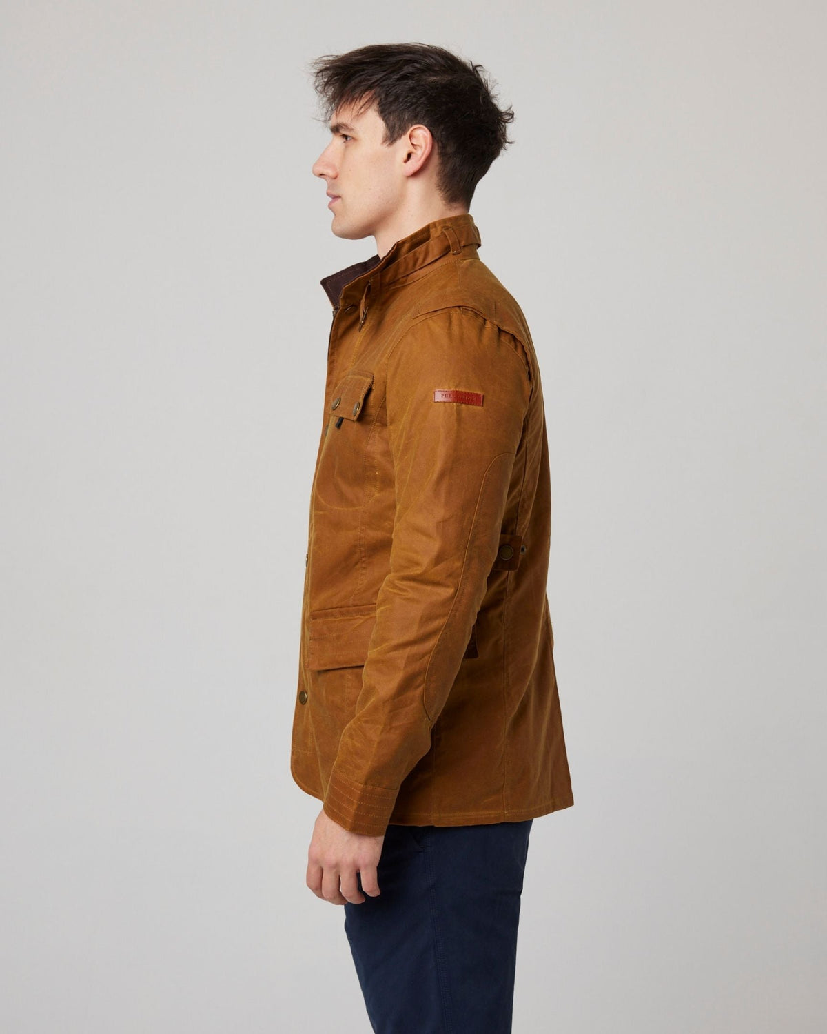 Peregrine Bexley Waxed Jacket in Mustard