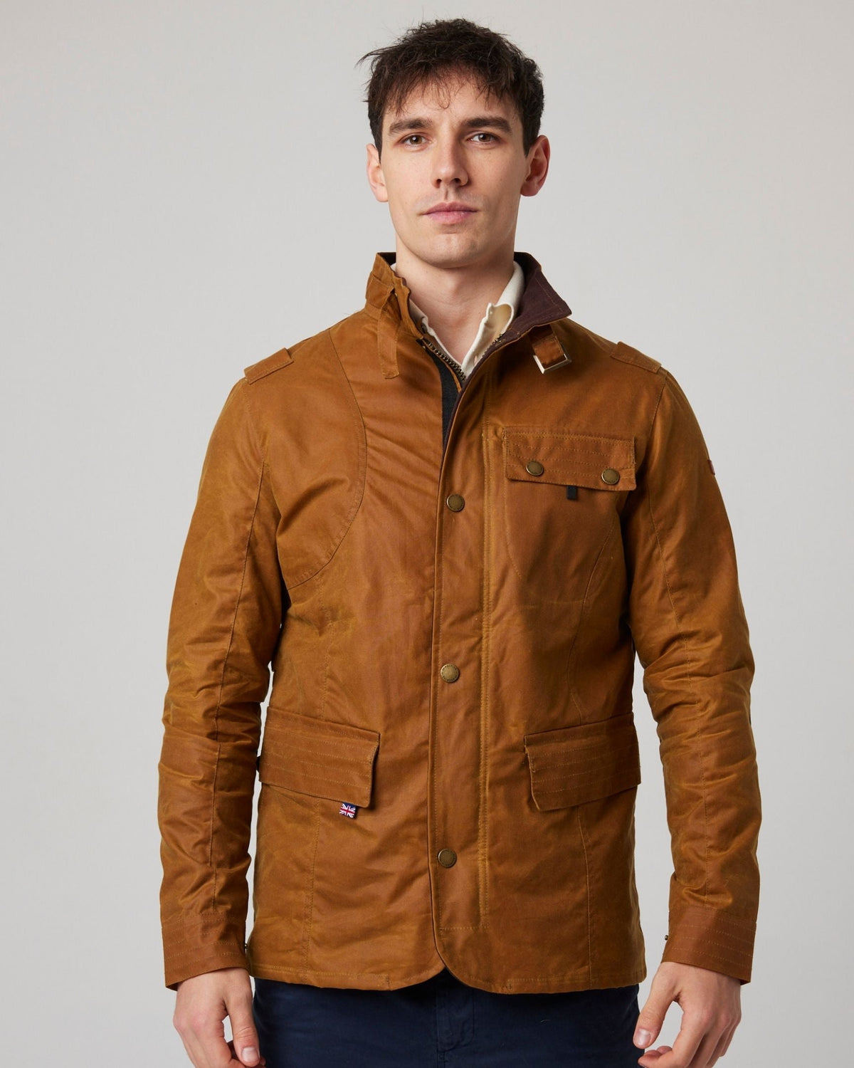 Peregrine Bexley Waxed Jacket in Mustard