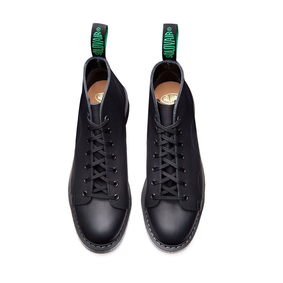 Solovair Greasy Monkey Boot Black