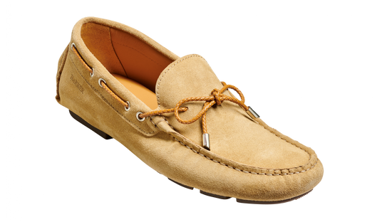 Barker Dough Boat Shoe Sand Suede