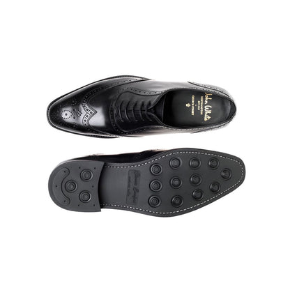 John White Duke Oxford Brogues Black