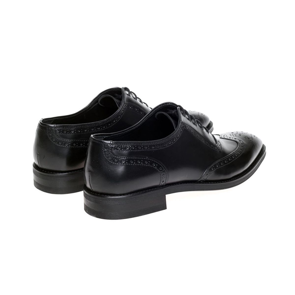 John White Duke Oxford Brogues Black