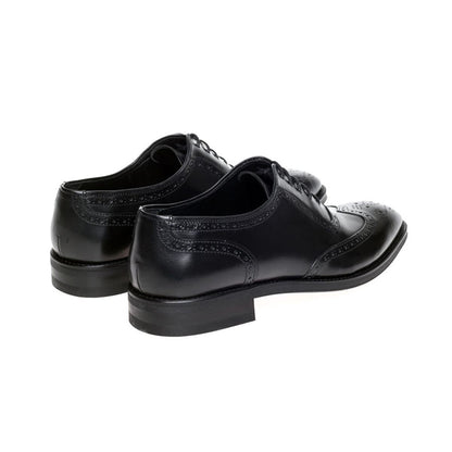 John White Duke Oxford Brogues Black