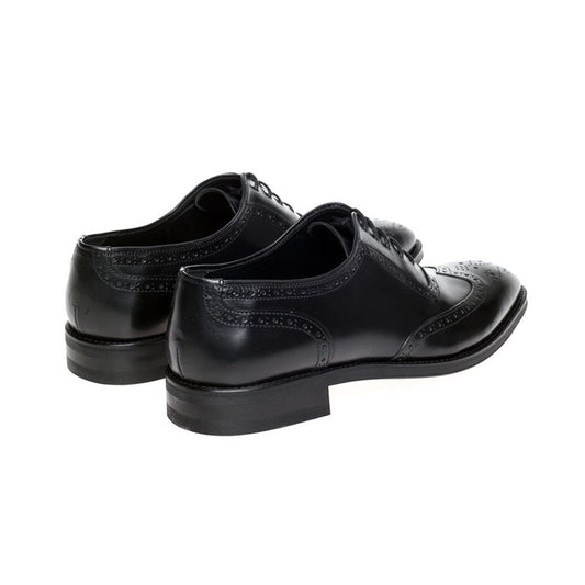 John White Duke Oxford Brogues Black