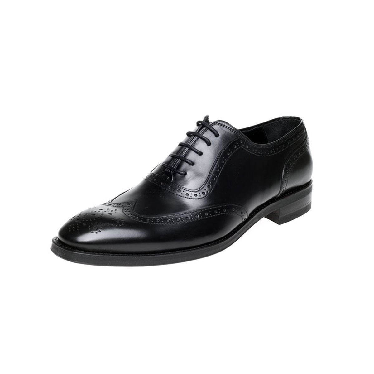 John White Duke Oxford Brogues Black