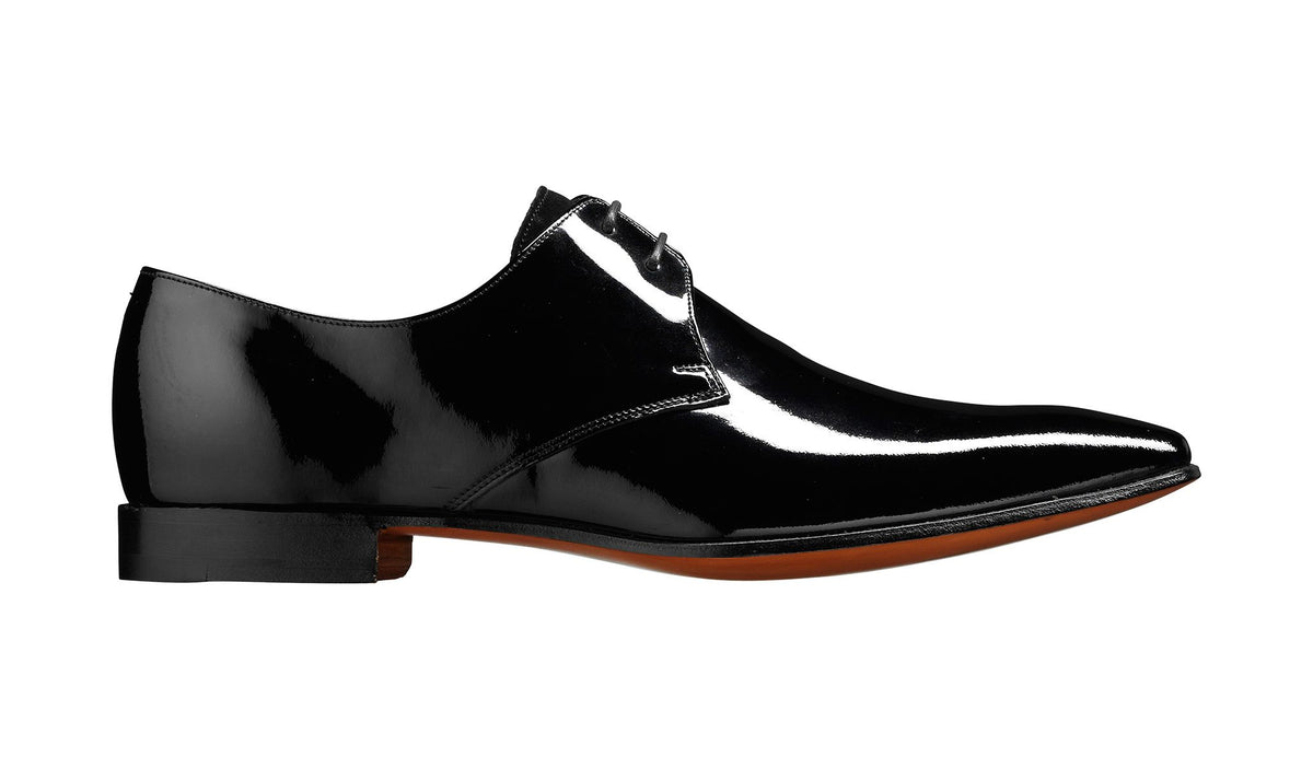 Barker Goldington Derby Shoe Black Patent