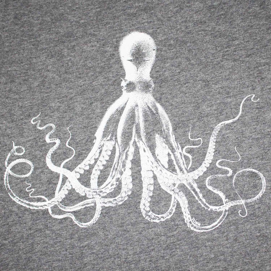 Tonn T Shirt Octopus Grey