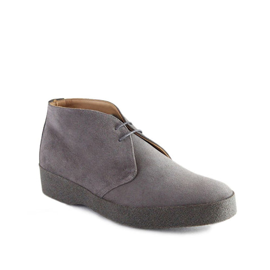 Sanders Hi Top Chukka Boot Grey Suede