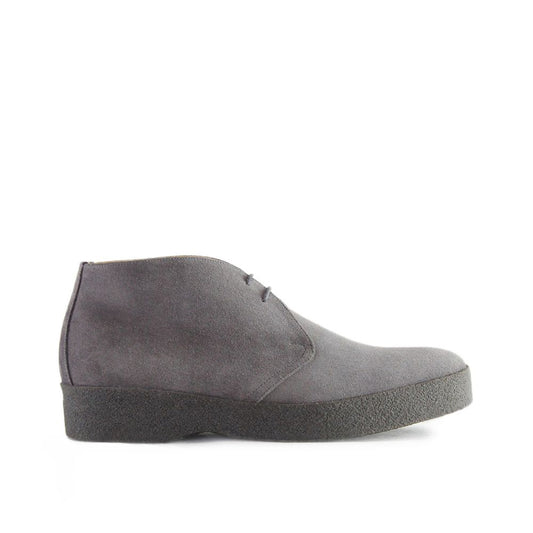 Sanders Hi Top Chukka Boot Grey Suede