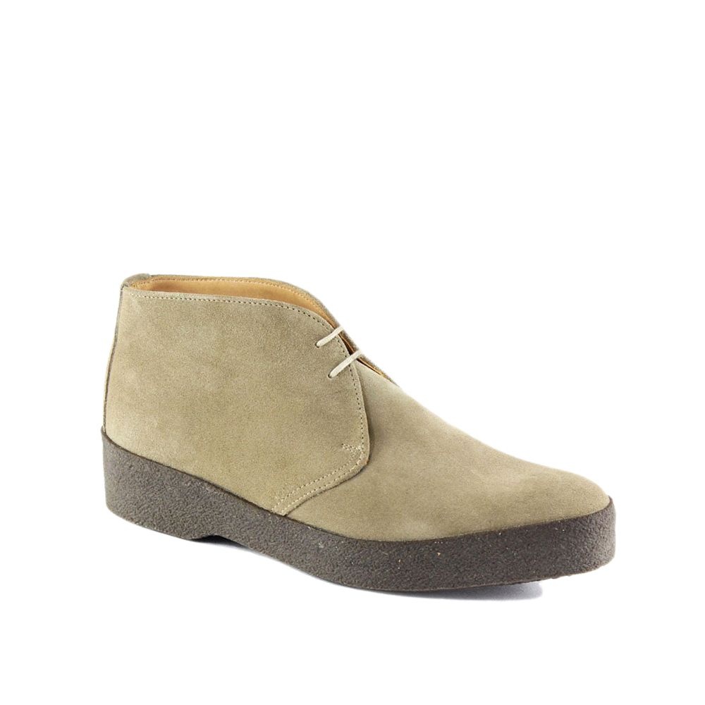 Sanders Hi Top Chukka Boot Dirty Buck Suede