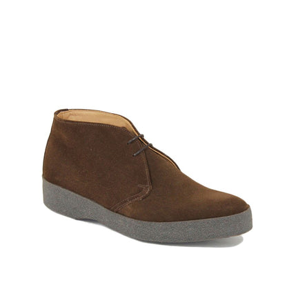 Sanders Hi Top Chukka Boot Polo Snuff Suede