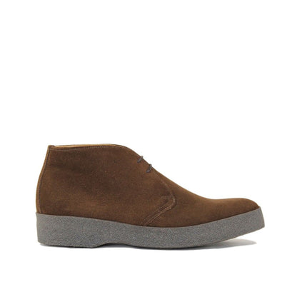 Sanders Hi Top Chukka Boot Polo Snuff Suede
