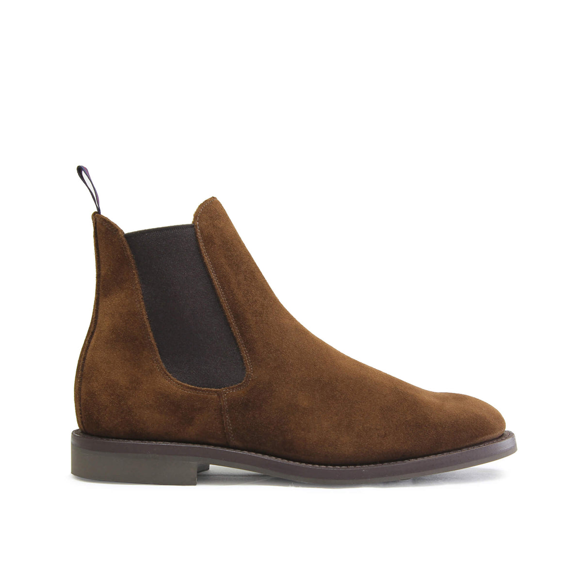 Sanders Liam Chelsea Boot Polo Snuff Suede