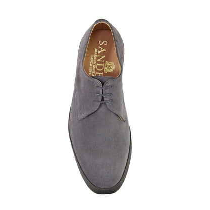 Sanders Lo Top Gibson Shoe Grey Suede