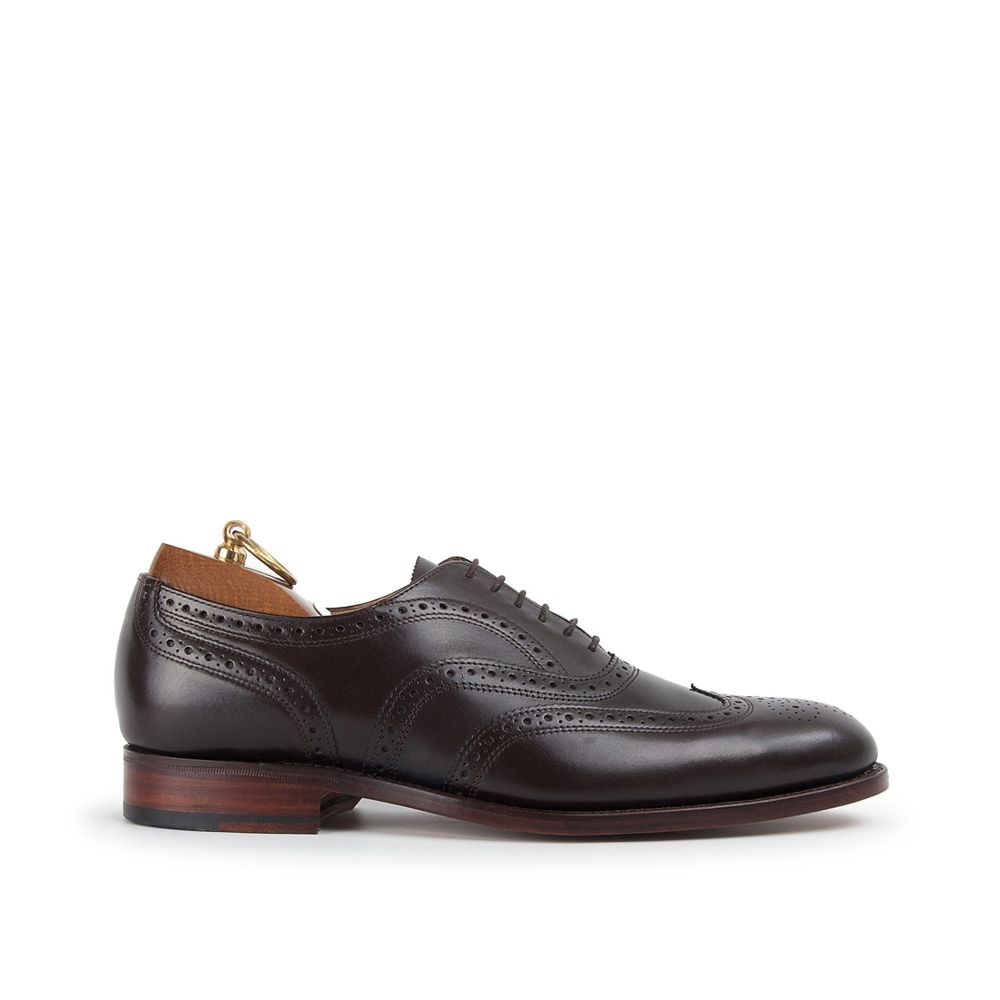 Sanders London Brogue Oxford Ebony