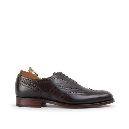 Sanders London Brogue Oxford Ebony