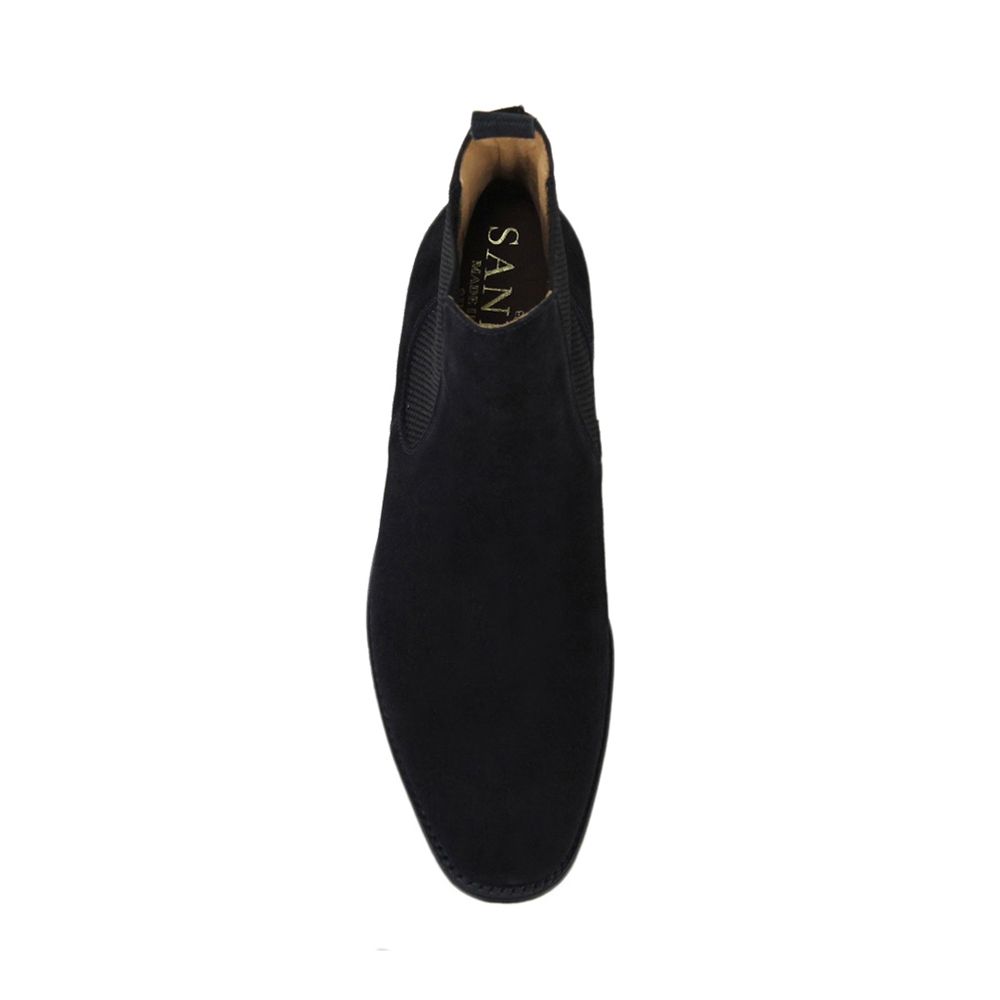 Sanders Marylebone Chelsea Boot Black Suede