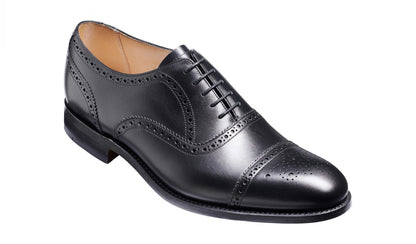 Barker Mirfield Semi Brogue Black Calf