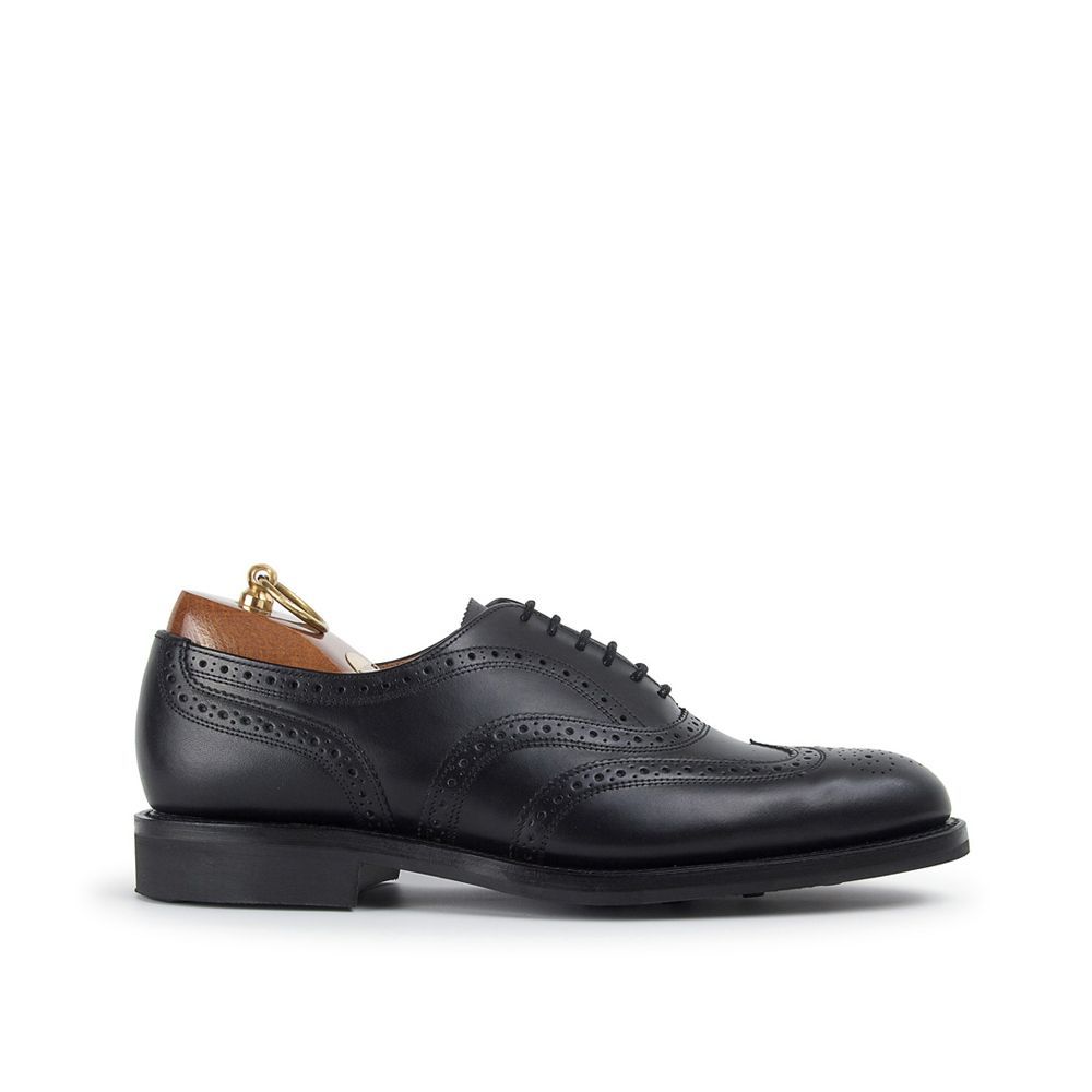 Sanders Oslo Brogue Oxford Black