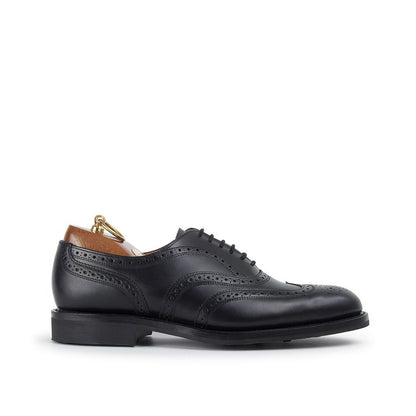 Sanders Oslo Brogue Oxford Black