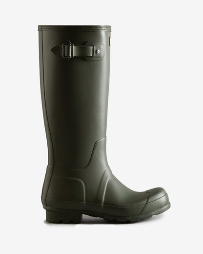 Hunter Men's Original Tall Wellington Boot in Dark Olive