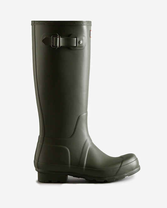 Hunter Men's Original Tall Wellington Boot in Dark Olive