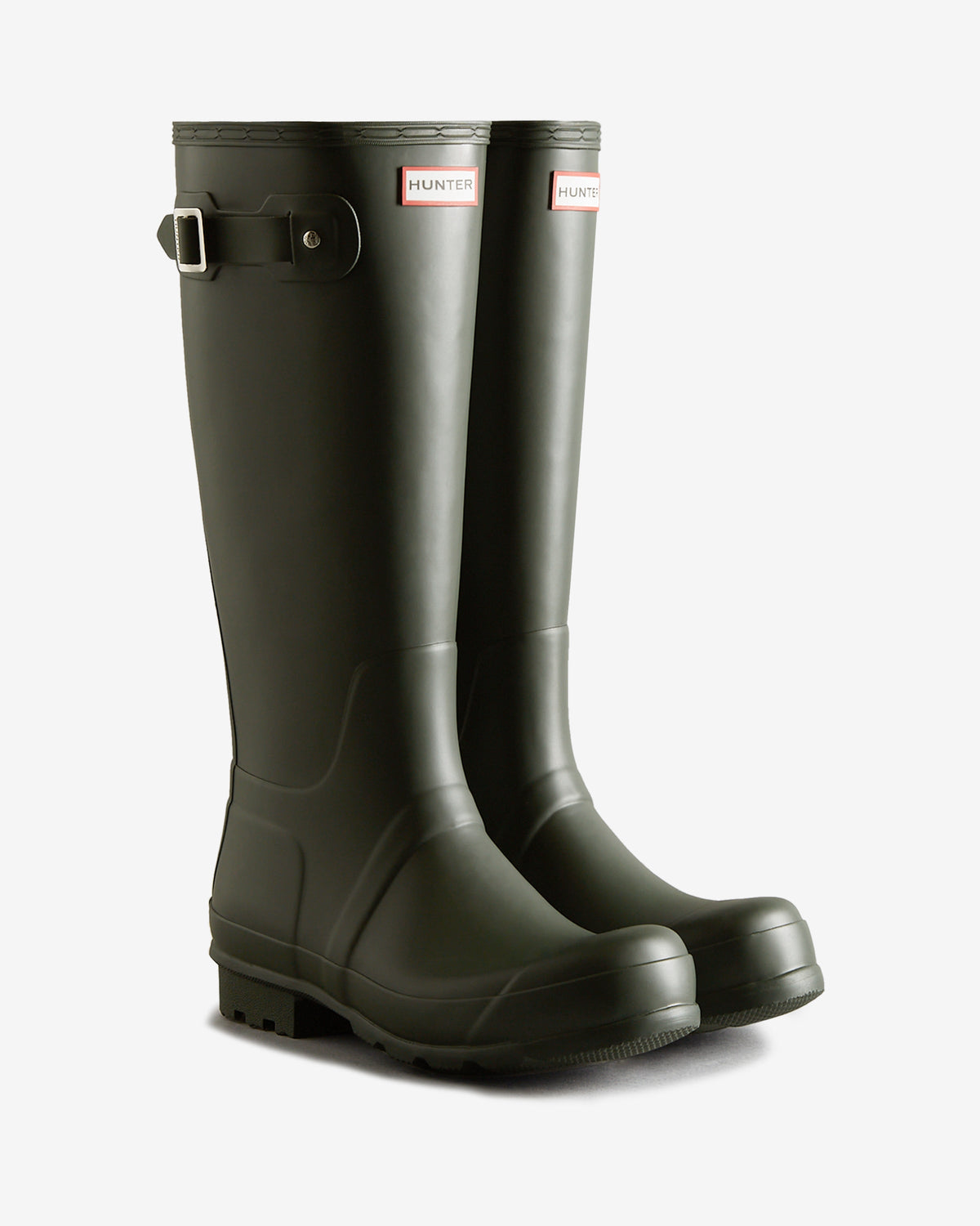 Hunter Men's Original Tall Wellington Boot in Dark Olive
