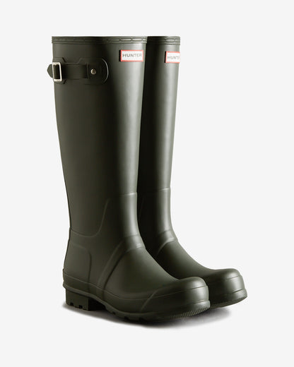 Hunter Men's Original Tall Wellington Boot in Dark Olive
