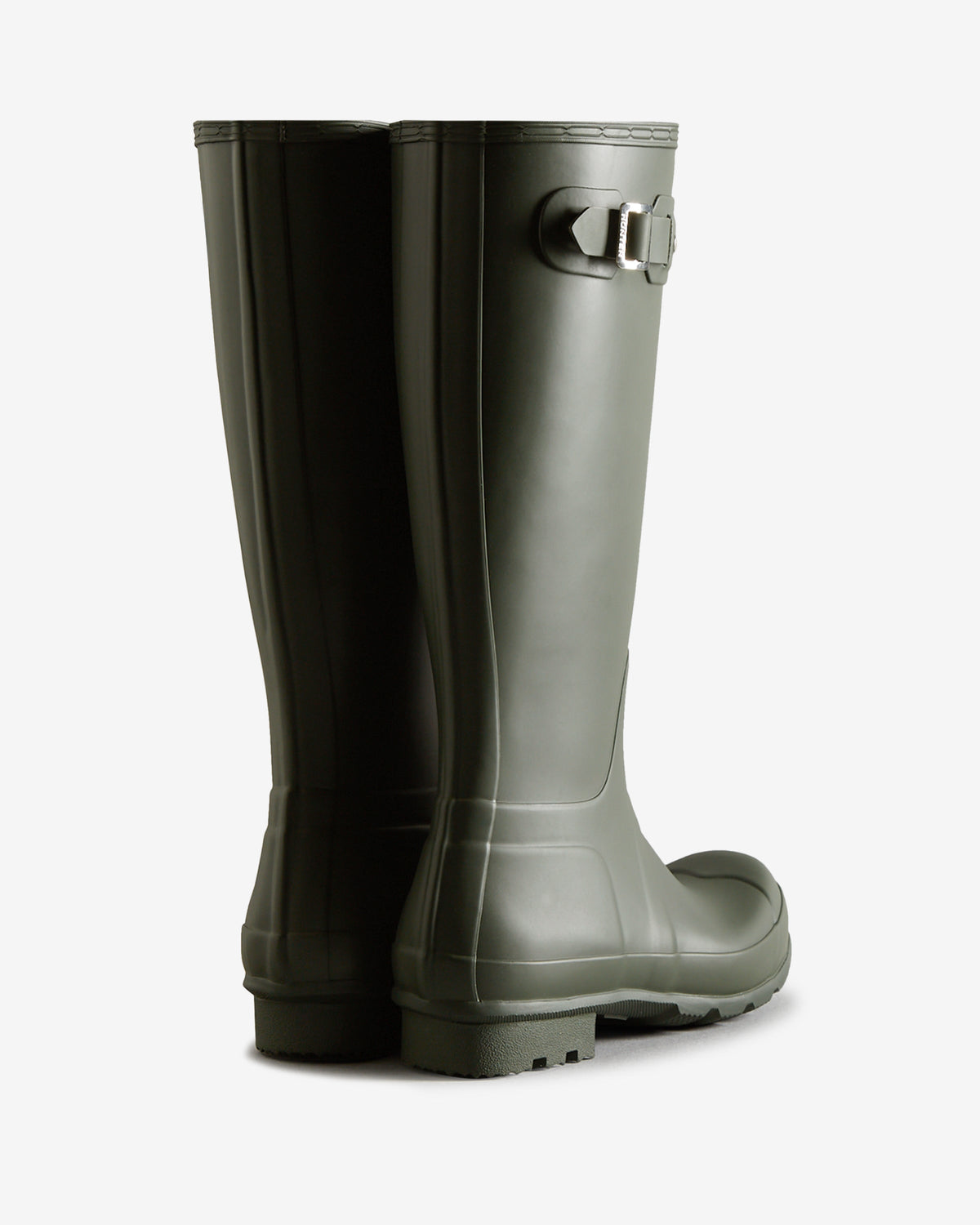 Hunter Men's Original Tall Wellington Boot in Dark Olive