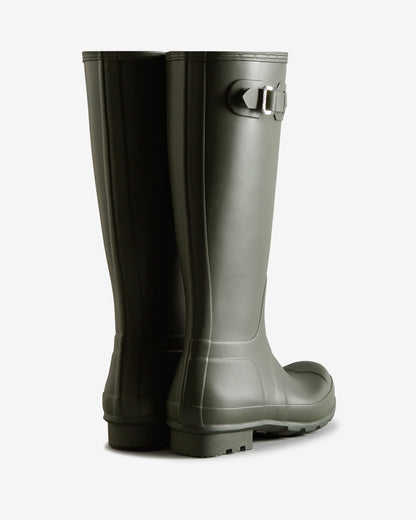 Hunter Men's Original Tall Wellington Boot in Dark Olive