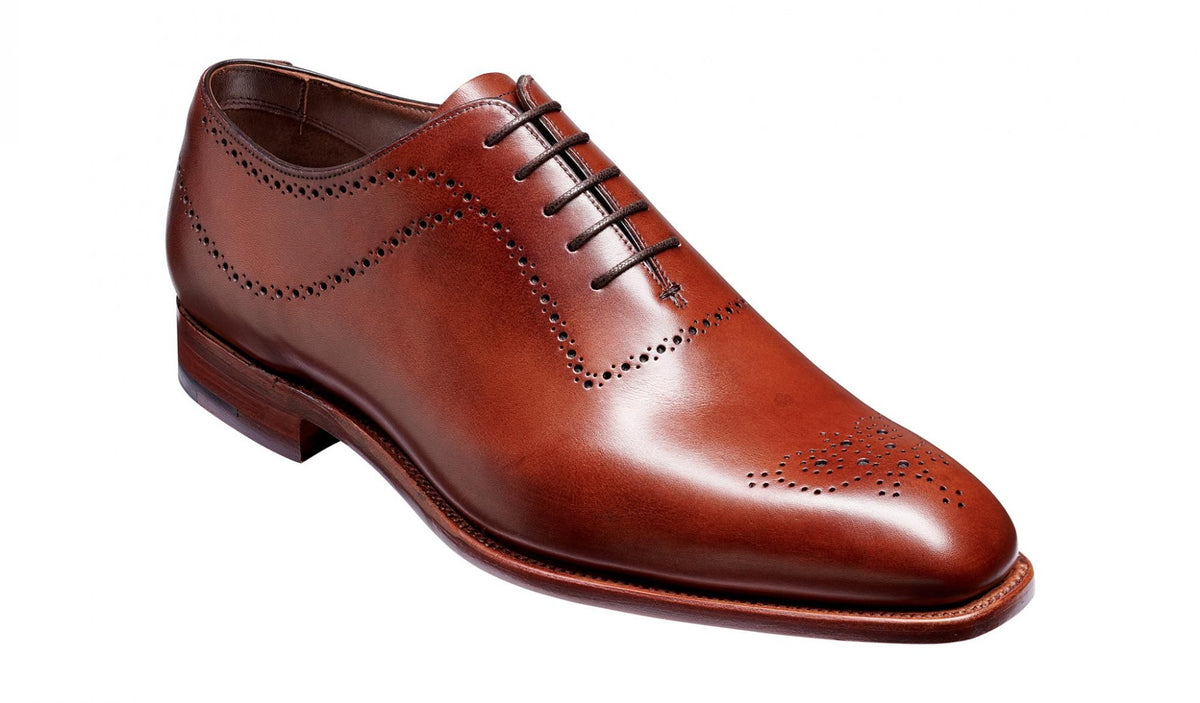 Barker Plymouth Oxford Chestnut Calf