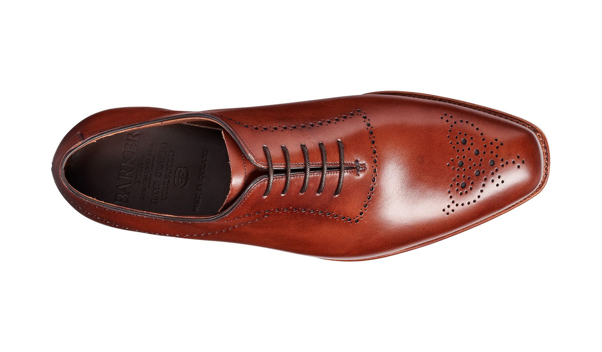 Barker Plymouth Oxford Chestnut Calf