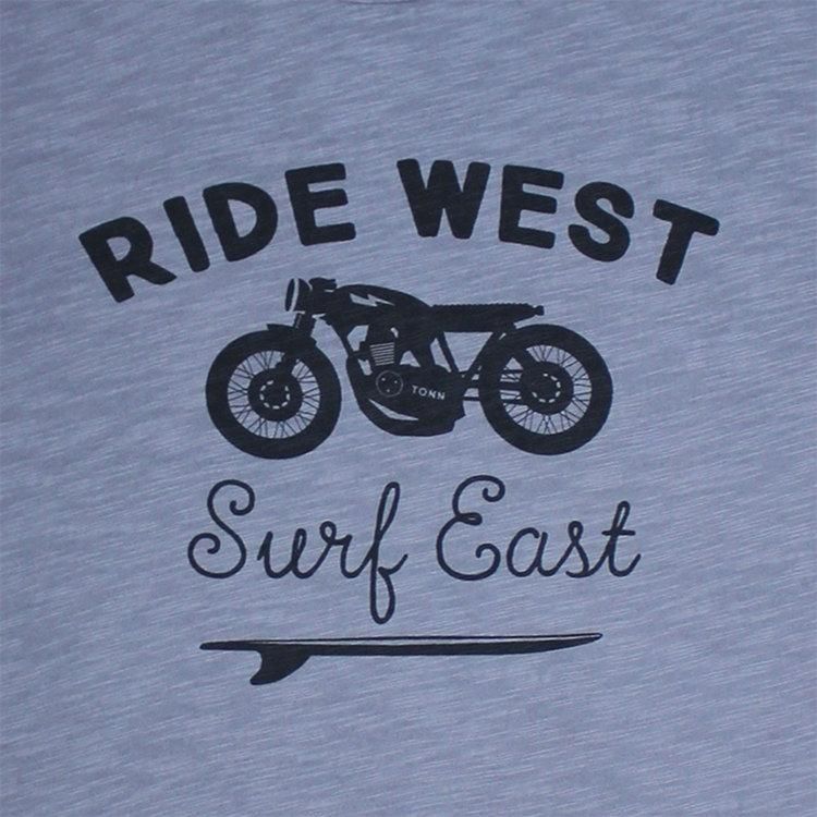 Tonn T Shirt Ride West Grey