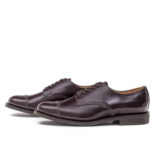 Sanders Military Derby Shoes 1128R Burgundy