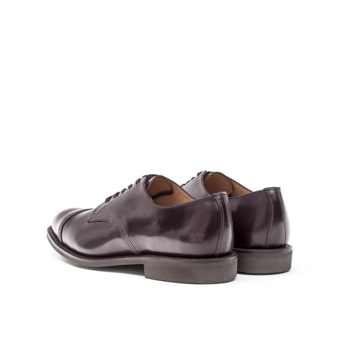Sanders Military Derby Shoes 1128R Burgundy