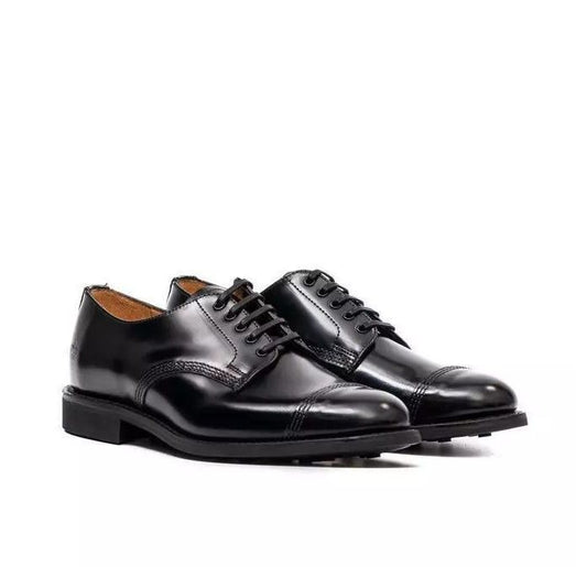 Factory Seconds Sanders 1128B Military Derby Shoes Black
