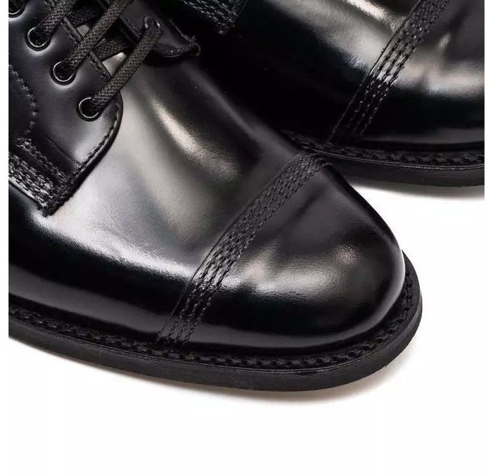 Factory Seconds Sanders 1128B Military Derby Shoes Black